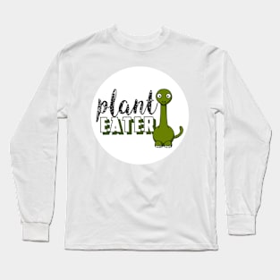 Plant eater cute logo Long Sleeve T-Shirt